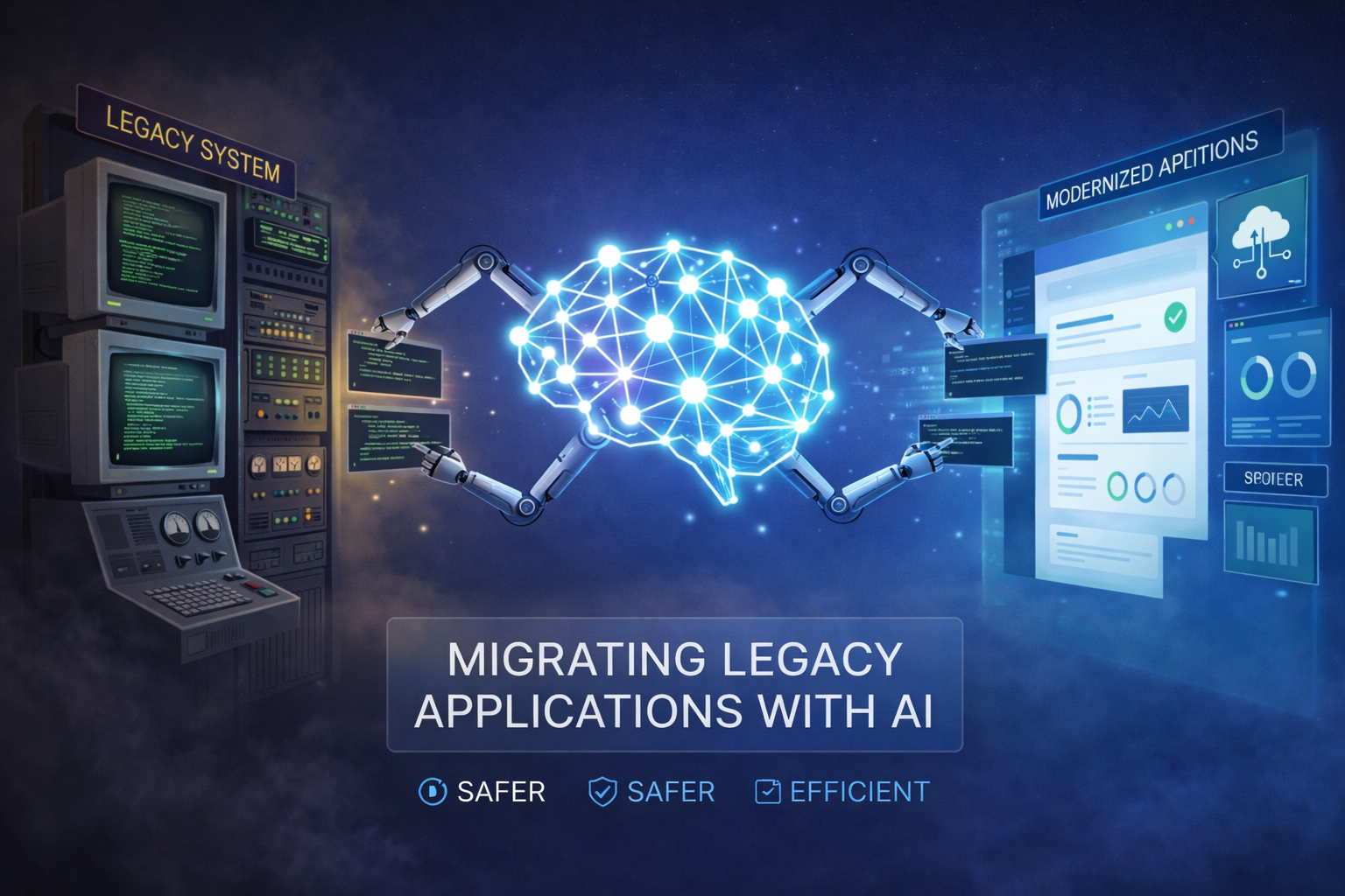 Migrating Legacy Applications with AI: Faster, Safer, More Predictable