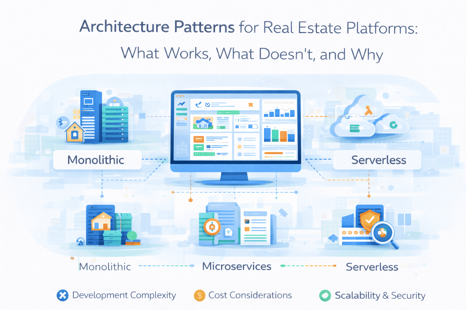 Architecture Patterns for Real Estate Platforms: What Works, What Doesn't, and Why