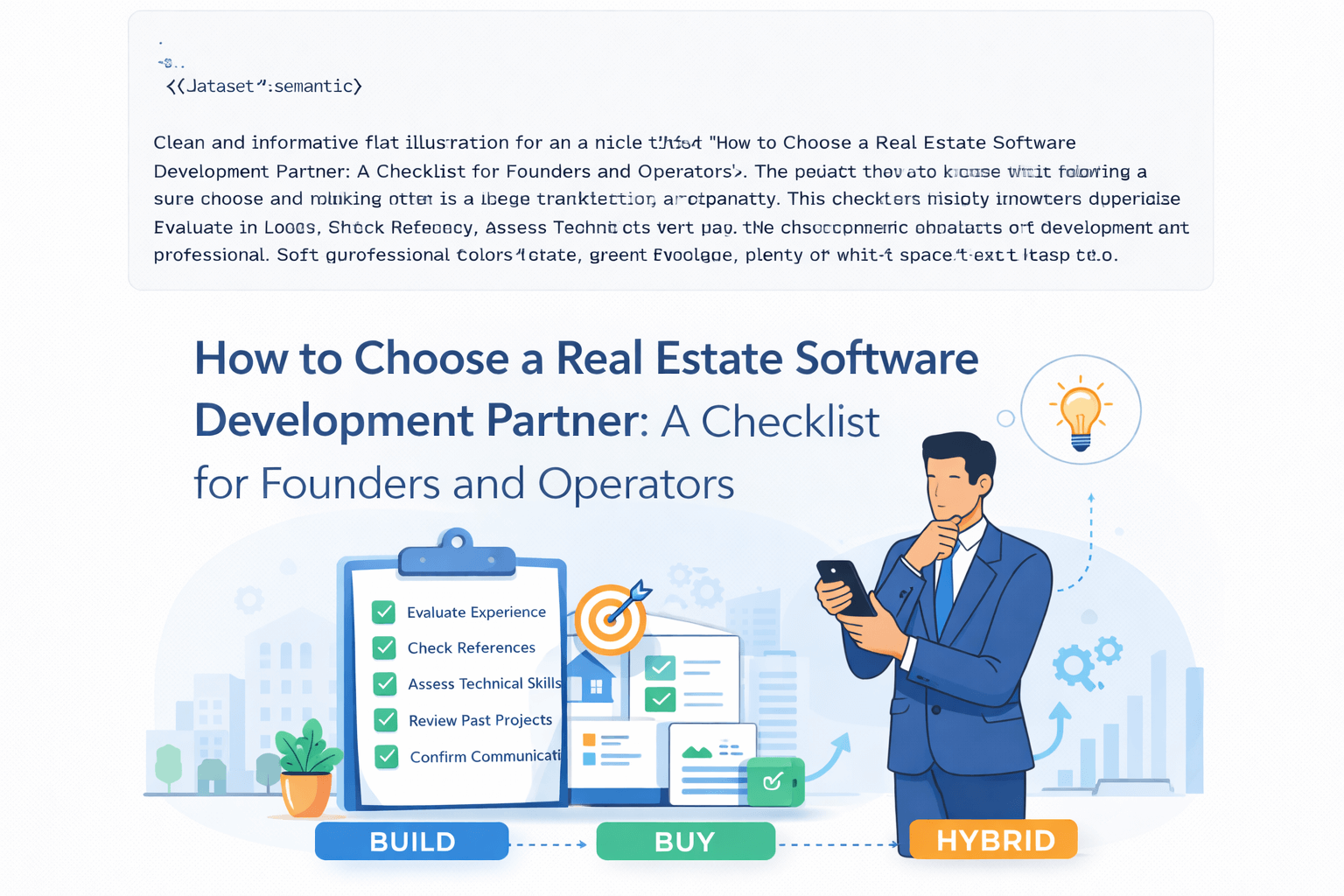 How to Choose a Real Estate Software Development Partner: A Checklist for Founders and Operators