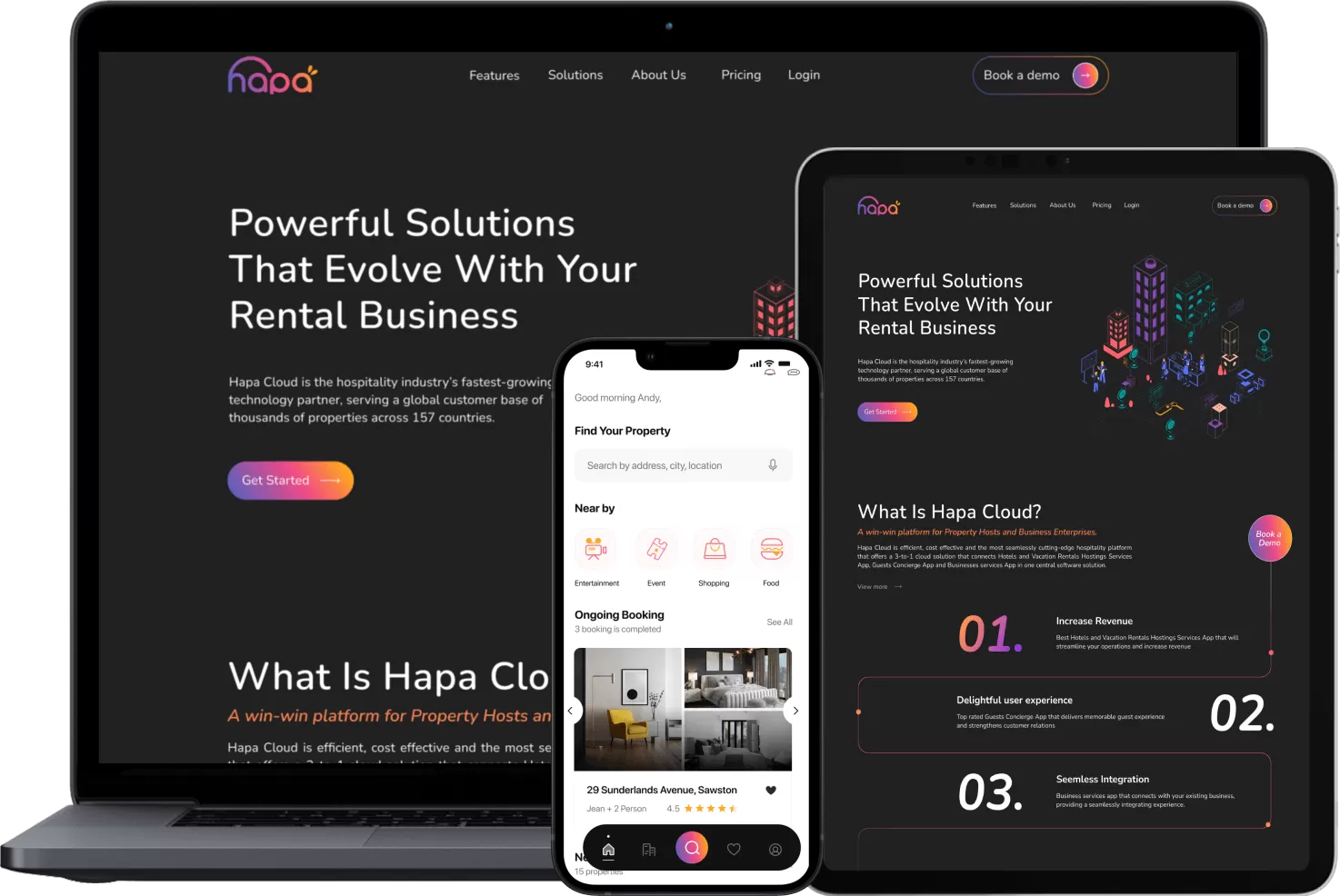 HAPA Cloud app created by the Best Web and Mobile App Development Company